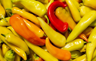 yellow aji peppers